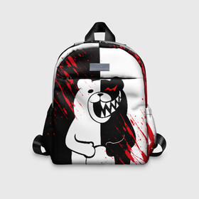 Детский рюкзак 3D с принтом Monokuma вторая сущность в городе Новоалтайск, 100% полиэстер | лямки с регулируемой длиной, сверху петелька, чтобы рюкзак можно было повесить на вешалку. Основное отделение закрывается на молнию, как и внешний карман. Внутри дополнительный карман. По бокам два дополнительных кармашка | ahegao | anime | bear | blood | danganronpa | derector | despair | girls | happy | havoc | manga | monokuma | panda | red | robot | trigger | ultra | аниме | ахегао | директор | кровь | манга | медведь | монокума | панда | робот