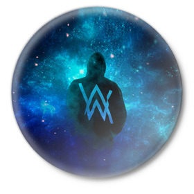 Значок с принтом Alan Walker в городе Новоалтайск,  металл | круглая форма, металлическая застежка в виде булавки | Тематика изображения на принте: alan | alone | aw | britain | club | dj | faded | me | olav | routine | sing | sleep | walker | walkzz | алан | великобритания | диджей | олав | продюсер | уокер
