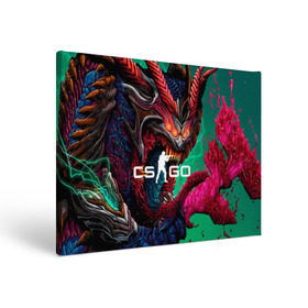 Холст прямоугольный с принтом CS GO hyper beast skin в городе Новоалтайск, 100% ПВХ |  | beast | counterstike | csgo | hyper | hyperbeast | m4a1s | steam | винтовка | контра | кс | ксго | шмотки