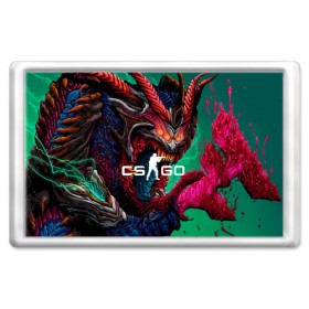Магнит 45*70 с принтом CS GO hyper beast skin в городе Новоалтайск, Пластик | Размер: 78*52 мм; Размер печати: 70*45 | beast | counterstike | csgo | hyper | hyperbeast | m4a1s | steam | винтовка | контра | кс | ксго | шмотки