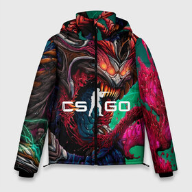 Мужская зимняя куртка 3D с принтом CS GO hyper beast skin в городе Новоалтайск, верх — 100% полиэстер; подкладка — 100% полиэстер; утеплитель — 100% полиэстер | длина ниже бедра, свободный силуэт Оверсайз. Есть воротник-стойка, отстегивающийся капюшон и ветрозащитная планка. 

Боковые карманы с листочкой на кнопках и внутренний карман на молнии. | beast | counterstike | csgo | hyper | hyperbeast | m4a1s | steam | винтовка | контра | кс | ксго | шмотки