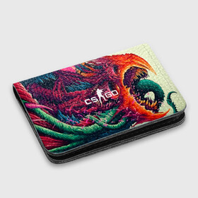 Картхолдер с принтом с принтом CS GO  hyper beast skin в городе Новоалтайск, натуральная матовая кожа | размер 7,3 х 10 см; кардхолдер имеет 4 кармана для карт; | beast | counterstike | csgo | hyper | hyperbeast | m4a1s | steam | винтовка | контра | кс | ксго | шмотки