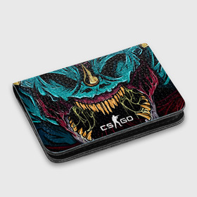 Картхолдер с принтом с принтом CS GO  hyper beast skin в городе Новоалтайск, натуральная матовая кожа | размер 7,3 х 10 см; кардхолдер имеет 4 кармана для карт; | beast | counterstike | csgo | hyper | hyperbeast | m4a1s | steam | винтовка | контра | кс | ксго | шмотки