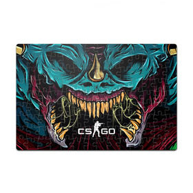 Пазл магнитный 126 элементов с принтом CS GO hyper beast skin в городе Новоалтайск, полимерный материал с магнитным слоем | 126 деталей, размер изделия —  180*270 мм | Тематика изображения на принте: beast | counterstike | csgo | hyper | hyperbeast | m4a1s | steam | винтовка | контра | кс | ксго | шмотки