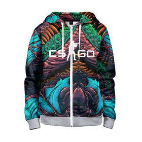 Детская толстовка 3D на молнии с принтом CS GO  hyper beast skin в городе Новоалтайск, 100% полиэстер |  манжеты и пояс оформлены широкой мягкой резинкой, двухслойный капюшон со шнурком для регулировки, спереди карманы и застежка-молния
 | beast | counterstike | csgo | hyper | hyperbeast | m4a1s | steam | винтовка | контра | кс | ксго | шмотки