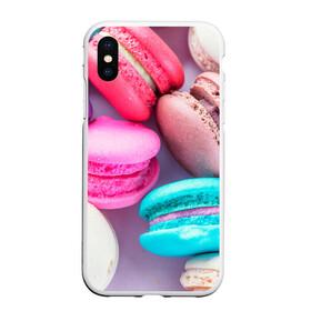 Чехол для iPhone XS Max матовый с принтом Macaroons в городе Новоалтайск, Силикон | Область печати: задняя сторона чехла, без боковых панелей | almond | cookie | dessert | food | macaroons | maccarone | maccherone | десерт | еда | макарон | макарони | макароны | макарун | макаруны | миндаль | миндальный | орех | печенье | сладкое | сладости