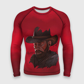 Мужской рашгард 3D с принтом Red Dead Redemption в городе Новоалтайск,  |  | dead | gamer | john | marston | rdr | red | redemption | rockstar | shooter | western | вестерн | джон | марстон | шутер