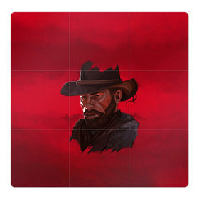 Магнитный плакат 3Х3 с принтом Red Dead Redemption в городе Новоалтайск, Полимерный материал с магнитным слоем | 9 деталей размером 9*9 см | dead | gamer | john | marston | rdr | red | redemption | rockstar | shooter | western | вестерн | джон | марстон | шутер