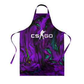 Фартук 3D с принтом CS GO DRAW WAVES SKIN в городе Новоалтайск, 100% полиэстер | общий размер — 65 х 85 см, ширина нагрудника — 26 см, горловина — 53 см, длина завязок — 54 см, общий обхват в поясе — 173 см. Принт на завязках и на горловине наносится с двух сторон, на основной части фартука — только с внешней стороны | action | astralis | awp | counter strike | cs go | cs go global offensive | cybersport | draw skin | faze clan | game | gamer | hyper beast | shooter | skin | team liquid | киберспорт | оружие | рисованный скин | скины