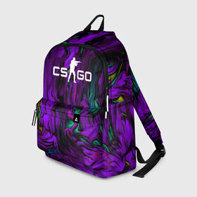 Рюкзак 3D с принтом CS GO DRAW WAVES SKIN в городе Новоалтайск, 100% полиэстер | лямки с регулируемой длиной, сверху петелька, чтобы рюкзак можно было повесить на вешалку. Основное отделение закрывается на молнию, как и внешний карман. Внутри два дополнительных кармана, один из которых закрывается на молнию. По бокам два дополнительных кармашка | action | astralis | awp | counter strike | cs go | cs go global offensive | cybersport | draw skin | faze clan | game | gamer | hyper beast | shooter | skin | team liquid | киберспорт | оружие | рисованный скин | скины