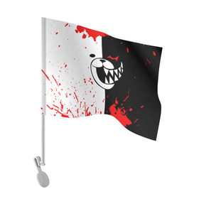Флаг для автомобиля с принтом MONOKUMA Blood в городе Новоалтайск, 100% полиэстер | Размер: 30*21 см | ahegao | anime | bear | blood | danganronpa | derector | despair | girls | happy | havoc | manga | monokuma | panda | red | robot | trigger | ultra | аниме | ахегао | директор | кровь | манга | медведь | монокума | панда | робот
