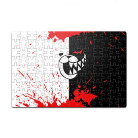 Пазл магнитный 126 элементов с принтом MONOKUMA Blood в городе Новоалтайск, полимерный материал с магнитным слоем | 126 деталей, размер изделия —  180*270 мм | Тематика изображения на принте: ahegao | anime | bear | blood | danganronpa | derector | despair | girls | happy | havoc | manga | monokuma | panda | red | robot | trigger | ultra | аниме | ахегао | директор | кровь | манга | медведь | монокума | панда | робот
