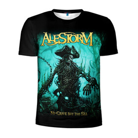 Мужская футболка 3D спортивная с принтом Alestorm в городе Новоалтайск, 100% полиэстер с улучшенными характеристиками | приталенный силуэт, круглая горловина, широкие плечи, сужается к линии бедра | alestorm | metal | группы | метал | музыка | пауэр метал | рок | фолк метал | хэви метал
