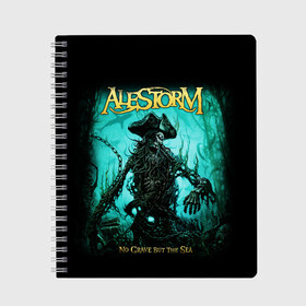 Тетрадь с принтом Alestorm в городе Новоалтайск, 100% бумага | 48 листов, плотность листов — 60 г/м2, плотность картонной обложки — 250 г/м2. Листы скреплены сбоку удобной пружинной спиралью. Уголки страниц и обложки скругленные. Цвет линий — светло-серый
 | alestorm | metal | группы | метал | музыка | пауэр метал | рок | фолк метал | хэви метал