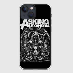 Чехол для iPhone 13 mini с принтом Asking Alexandria в городе Новоалтайск,  |  | asking alexandria | аскинг александриа | группы | метал | музыка | рок | хэви метал | электроникор