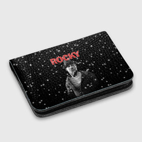 Картхолдер с принтом с принтом Old Rocky в городе Новоалтайск, натуральная матовая кожа | размер 7,3 х 10 см; кардхолдер имеет 4 кармана для карт; | creed | jordan | lundgren | mix fight | mixfight | stallone | ufc | бальбоа | бокс | джордан | крид | лундгрен | мышцы | ринг | роки | рокки | сильвестр | сталлоне | сталоне
