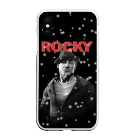 Чехол для iPhone XS Max матовый с принтом Old Rocky в городе Новоалтайск, Силикон | Область печати: задняя сторона чехла, без боковых панелей | creed | jordan | lundgren | mix fight | mixfight | stallone | ufc | бальбоа | бокс | джордан | крид | лундгрен | мышцы | ринг | роки | рокки | сильвестр | сталлоне | сталоне