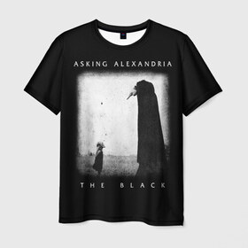 Мужская футболка 3D с принтом Asking Alexandria в городе Новоалтайск, 100% полиэфир | прямой крой, круглый вырез горловины, длина до линии бедер | asking alexandria | аскинг александриа | группы | метал | музыка | рок | хэви метал | электроникор