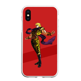 Чехол для iPhone XS Max матовый с принтом JOJO Dio Brando в городе Новоалтайск, Силикон | Область печати: задняя сторона чехла, без боковых панелей | adventure | anime | bizzare | jo jo | jojo | logo | manga | аниме | араки | ахегао | джо | джо джо | джоджо | жижа | жожа | жожо | йойо | лого | манга | мульт | мультфильм | отаку | сериал | символ | хирохико | юри | яой