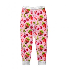 Мужские брюки 3D с принтом День Святого Валентина в городе Новоалтайск, 100% полиэстер | манжеты по низу, эластичный пояс регулируется шнурком, по бокам два кармана без застежек, внутренняя часть кармана из мелкой сетки | Тематика изображения на принте: 