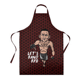 Фартук 3D с принтом Let`s bang bro (Max Holloway) в городе Новоалтайск, 100% полиэстер | общий размер — 65 х 85 см, ширина нагрудника — 26 см, горловина — 53 см, длина завязок — 54 см, общий обхват в поясе — 173 см. Принт на завязках и на горловине наносится с двух сторон, на основной части фартука — только с внешней стороны | blessed | brasileiro | holloway | jiu jitsu | max | mma | ufc | бокс | бразильское джиу джитсу | гавайи | драка | макс | холлоуэй