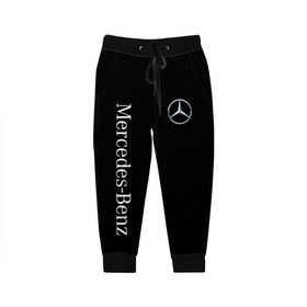 Детские брюки 3D с принтом MERCEDES BENZ CARBON в городе Новоалтайск, 100% полиэстер | манжеты по низу, эластичный пояс регулируется шнурком, по бокам два кармана без застежек, внутренняя часть кармана из мелкой сетки | amg | auto | carbon | mercedes | mercedes benz | sport | авто | автомобиль | автомобильные | амг | бренд | карбон | марка | машины | мерседес | спорт