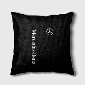 Подушка 3D с принтом MERCEDES BENZ CARBON | КАРБОН в городе Новоалтайск, наволочка – 100% полиэстер, наполнитель – холлофайбер (легкий наполнитель, не вызывает аллергию). | состоит из подушки и наволочки. Наволочка на молнии, легко снимается для стирки | amg | auto | carbon | mercedes | mercedes benz | sport | авто | автомобиль | автомобильные | амг | бренд | карбон | марка | машины | мерседес | спорт