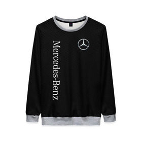 Женский свитшот 3D с принтом MERCEDES BENZ CARBON в городе Новоалтайск, 100% полиэстер с мягким внутренним слоем | круглый вырез горловины, мягкая резинка на манжетах и поясе, свободная посадка по фигуре | amg | auto | carbon | mercedes | mercedes benz | sport | авто | автомобиль | автомобильные | амг | бренд | карбон | марка | машины | мерседес | спорт