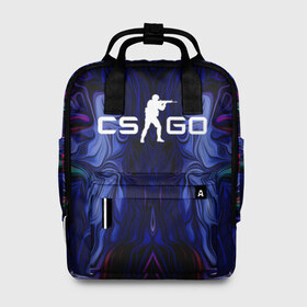 Женский рюкзак 3D с принтом CS GO WAVES SKIN в городе Новоалтайск, 100% полиэстер | лямки с регулируемой длиной, сверху ручки, чтобы рюкзак нести как сумку. Основное отделение закрывается на молнию, как и внешний карман. Внутри два дополнительных кармана, один из которых закрывается на молнию. По бокам два дополнительных кармашка, куда поместится маленькая бутылочка
 | Тематика изображения на принте: action | astralis | awp | counter strike | cs go | cs go global offensive | cybersport | faze clan | game | gamer | hyper beast | shooter | skin | team liquid | киберспорт | оружие | скины