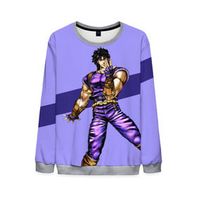 Мужской свитшот 3D с принтом JOJO Jonathan Joestar в городе Новоалтайск, 100% полиэстер с мягким внутренним слоем | круглый вырез горловины, мягкая резинка на манжетах и поясе, свободная посадка по фигуре | adventure | anime | bizzare | jo jo | jojo | logo | manga | аниме | араки | ахегао | джо | джо джо | джоджо | жижа | жожа | жожо | йойо | лого | манга | мульт | мультфильм | отаку | сериал | символ | хирохико | юри | яой