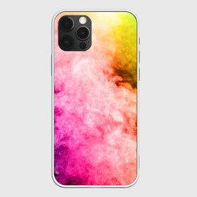 Чехол для iPhone 12 Pro Max с принтом Радужный дым в городе Новоалтайск, Силикон |  | Тематика изображения на принте: holi | праздник красок | радуга | радужный дым | холи | цвета радуги | яркий