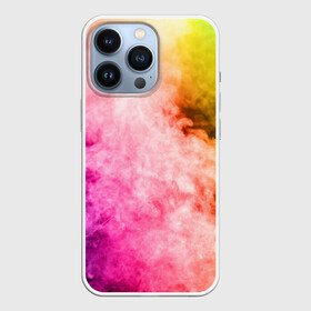 Чехол для iPhone 13 Pro с принтом Радужный дым в городе Новоалтайск,  |  | Тематика изображения на принте: holi | праздник красок | радуга | радужный дым | холи | цвета радуги | яркий