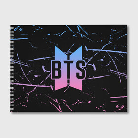 Альбом для рисования с принтом BTS LOVE YOURSELF в городе Новоалтайск, 100% бумага
 | матовая бумага, плотность 200 мг. | Тематика изображения на принте: bangtan boys | bt21 | bts | bts army | bts stickers | j hope | jimin | jin | jungkook | k pop | rap monster | rapmon | suga | v | бтс | корея | стикеры bts
