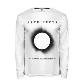 Мужской лонгслив 3D с принтом Architects в городе Новоалтайск, 100% полиэстер | длинные рукава, круглый вырез горловины, полуприлегающий силуэт | all our gods have abandoned us | architects | daybreaker | lost forever lost together | группы | метал | музыка | рок