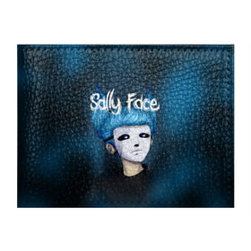 Обложка для студенческого билета с принтом SALLY FACE в городе Новоалтайск, натуральная кожа | Размер: 11*8 см; Печать на всей внешней стороне | Тематика изображения на принте: blue | face | fisher | game | games | gizmo | hair | larry | mask | sally | волосы | гизмо | голубые | игра | игры | ларри | маска | протез | сали | салли | синие | синий | триллер | ужасы | фейс | фишер | фэйс | хоррор