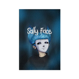Обложка для паспорта матовая кожа с принтом SALLY FACE в городе Новоалтайск, натуральная матовая кожа | размер 19,3 х 13,7 см; прозрачные пластиковые крепления | Тематика изображения на принте: blue | face | fisher | game | games | gizmo | hair | larry | mask | sally | волосы | гизмо | голубые | игра | игры | ларри | маска | протез | сали | салли | синие | синий | триллер | ужасы | фейс | фишер | фэйс | хоррор