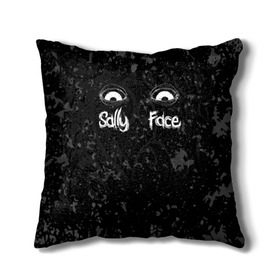 Подушка 3D с принтом SALLY FACE Eyes в городе Новоалтайск, наволочка – 100% полиэстер, наполнитель – холлофайбер (легкий наполнитель, не вызывает аллергию). | состоит из подушки и наволочки. Наволочка на молнии, легко снимается для стирки | blue | face | fisher | game | games | gizmo | hair | larry | mask | sally | волосы | гизмо | голубые | игра | игры | ларри | маска | протез | сали | салли | синие | синий | триллер | ужасы | фейс | фишер | фэйс | хоррор