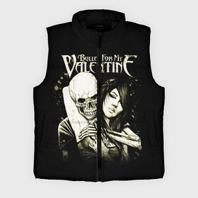 Мужской жилет утепленный 3D с принтом Bullet For My Valentine в городе Новоалтайск,  |  | bfmv | bullet for my valentine | metal | rock | группы | метал | музыка | рок | трэш