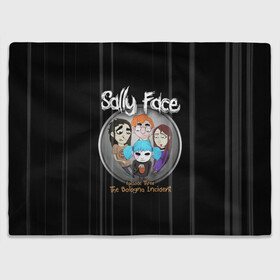 Плед 3D с принтом Sally Face Episode Three в городе Новоалтайск, 100% полиэстер | закругленные углы, все края обработаны. Ткань не мнется и не растягивается | blue | face | fisher | game | games | gizmo | hair | larry | mask | sally | волосы | гизмо | голубые | игра | игры | ларри | маска | протез | сали | салли | синие | синий | триллер | ужасы | фейс | фишер | фэйс | хоррор