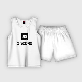 Детская пижама с шортами хлопок с принтом DISCORD в городе Новоалтайск,  |  | дискорд | игры | скайп
