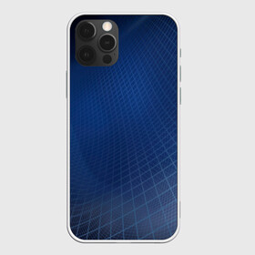 Чехол для iPhone 12 Pro Max с принтом Сеть в городе Новоалтайск, Силикон |  | Тематика изображения на принте: blue | net | web | квадраты | клетка | паутина | сетка | сеть | синий