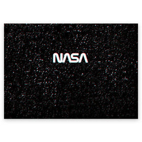 Поздравительная открытка с принтом NASA GLITCH SPACE в городе Новоалтайск, 100% бумага | плотность бумаги 280 г/м2, матовая, на обратной стороне линовка и место для марки
 | galaxy | nasa | space | space company | star | астрономия | галактика | звезды | космическая компания | космос | наса