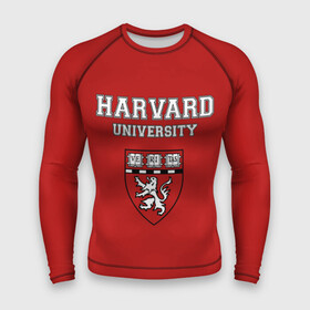 Мужской рашгард 3D с принтом HARVARD в городе Новоалтайск,  |  | гарвард | колледж | студентики | студенты | университет | школа
