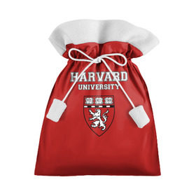 Подарочный 3D мешок с принтом HARVARD в городе Новоалтайск, 100% полиэстер | Размер: 29*39 см | гарвард | колледж | студентики | студенты | университет | школа
