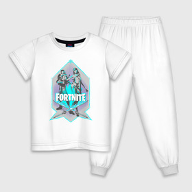 Детская пижама хлопок с принтом FORTNITE в городе Новоалтайск, 100% хлопок |  брюки и футболка прямого кроя, без карманов, на брюках мягкая резинка на поясе и по низу штанин
 | battle royale | fortnite | pubg | батл роял | рояль | фортнайт | форточка