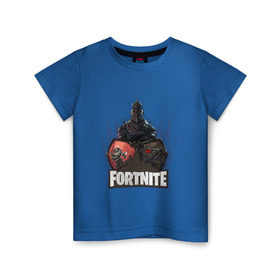 Детская футболка хлопок с принтом Fortnite Knight в городе Новоалтайск, 100% хлопок | круглый вырез горловины, полуприлегающий силуэт, длина до линии бедер | 1 | battle royale | epic games | fortnite | pubg | victory | батл роял | королевская битва | ниндзя | пабг | пабджи | рояль | стрим | фортинайт | фортнайт | форточка | эпик | эпики