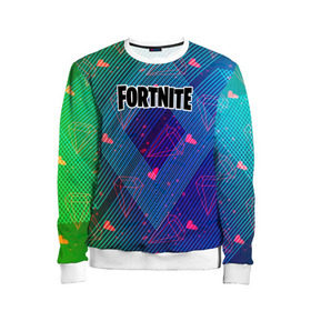 Детский свитшот 3D с принтом FORTNITE в городе Новоалтайск, 100% полиэстер | свободная посадка, прямой крой, мягкая тканевая резинка на рукавах и понизу свитшота | 