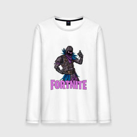 Мужской лонгслив хлопок с принтом Fortnite. Raven в городе Новоалтайск, 100% хлопок |  | battle | epic | fortnite | games | nevermore | raven | royale | save | soldier | world | битва | ворон | королевская | солдат | фортнайт