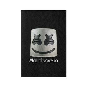 Обложка для паспорта матовая кожа с принтом Marshmello в городе Новоалтайск, натуральная матовая кожа | размер 19,3 х 13,7 см; прозрачные пластиковые крепления | marshmello | диджей | клуб | клубная музыка | маршмеллоу | маршмэлло | маршмэллоу | музыка | электронная