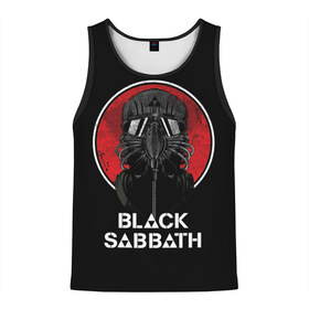 Мужская майка 3D с принтом Black Sabbath в городе Новоалтайск, 100% полиэстер | круглая горловина, приталенный силуэт, длина до линии бедра. Пройма и горловина окантованы тонкой бейкой | black sabbath | hard rock | heavy metal | блэк сабат | группы | метал | музыка | оззи осборн | рок | хард рок | хэви метал